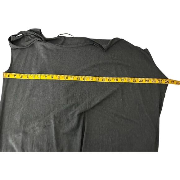 All Saints Pari Draped Grey Soft Jersey Mini Dress (L) - Picture 7 of 11